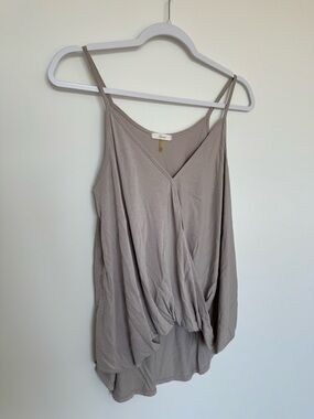 Soprano Surplice V Neck Tank Top